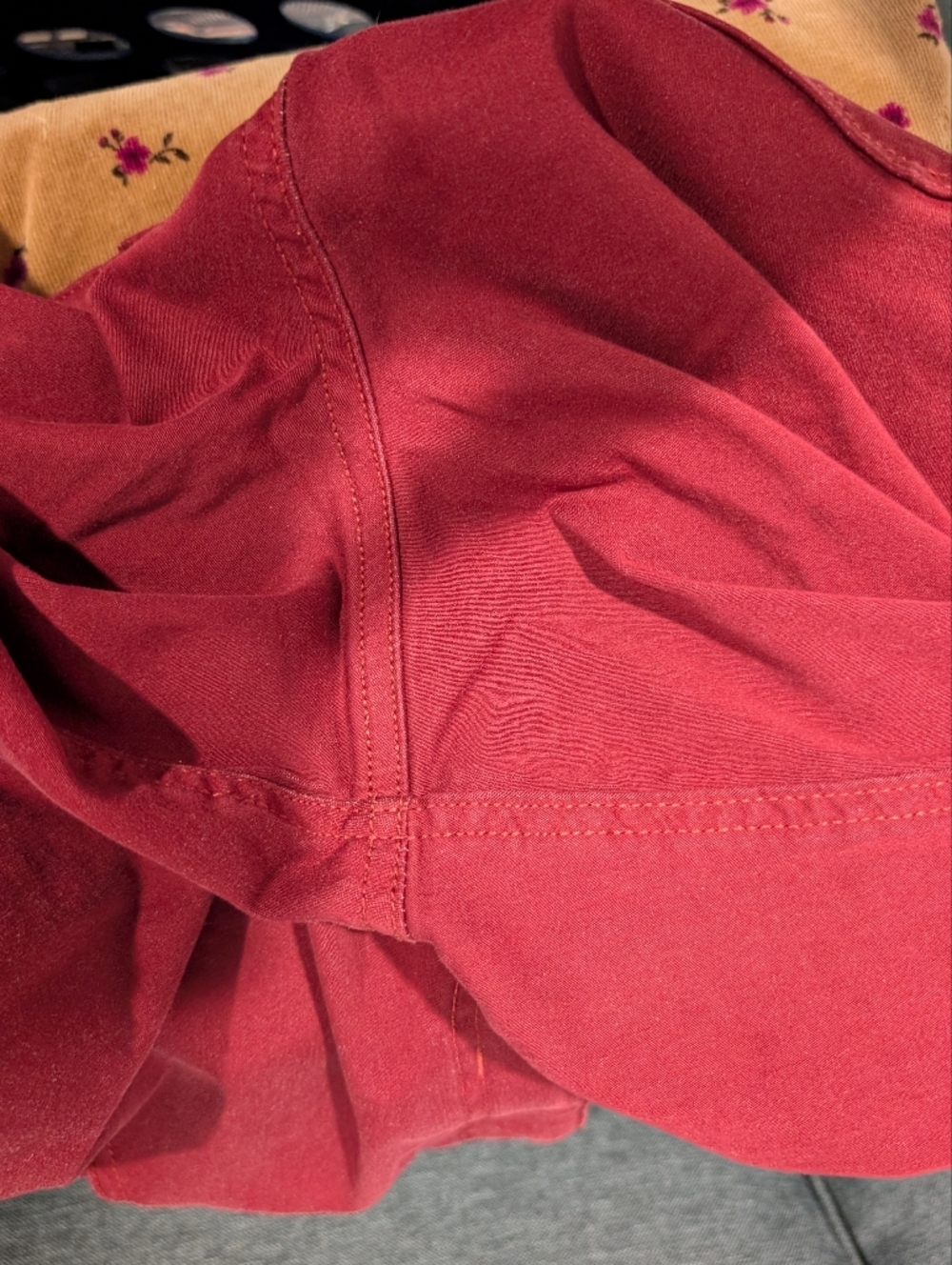 M Jeans by Maurices Burgundy Slim Boot High Rise Jean in Size 16W - Picture 12 of 12